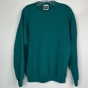 Vintage Tultex Green Crewneck Sweatshirt Size XL